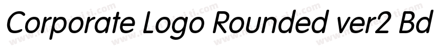 Corporate Logo Rounded ver2 Bd字体转换